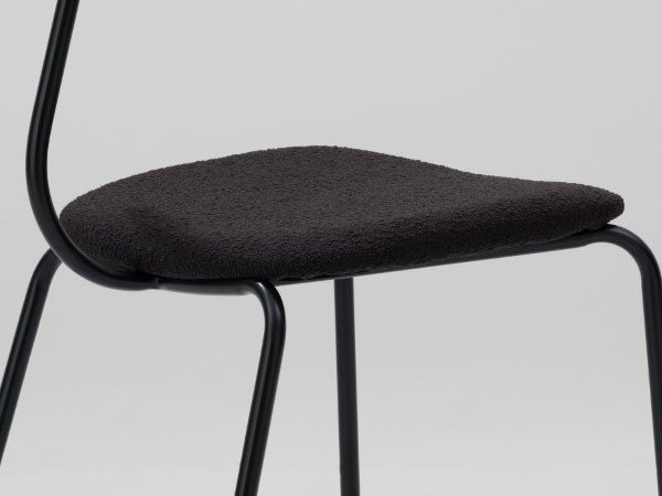 【モーダ エン カーサ/moda en casa / GOODS】のMONO chair / モノ チェア インテリア・キッズ・メンズ・レディースファッション・服の通販 founy(ファニー) 　シンプル　Simple, Minimal　バランス　Balance, Style Balance　ファブリック　Fabric, Textile　フレーム　Frame, Outline　メタル　Metal, Metal Parts　モダン　Modern, Contemporary　ホーム・キャンプ・アウトドア・お取り寄せ　Home Living / Home & Lifestyle / Camping Gear / Outdoor Camping　家具・インテリア　Home Furniture & Interior. Stylish & Functional Living Spaces　チェア・椅子　Seating & Chairs　ダイニングチェア・木製チェア　Dining Chairs　座面ブラック|ID: prp329100002353006 ipo3291000000033358018