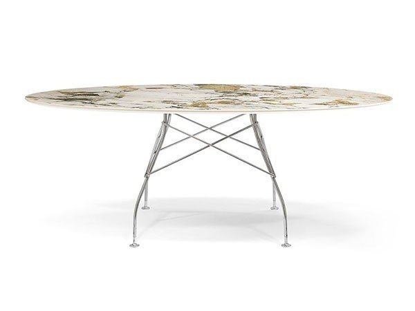 【カルテル/Kartell / GOODS】のGLOSSY / グロッシー オーバル セラミックトップ 192 インテリア・キッズ・メンズ・レディースファッション・服の通販 founy(ファニー) https://founy.com/ オーバル Oval スリム Slim テーブル Table バランス Balance モダン Modern リアル Real ホーム・キャンプ・アウトドア・お取り寄せ Home,Garden,Outdoor,Camping Gear 家具・インテリア Furniture テーブル Table ダイニングテーブル Dining Table |ID: prp329100002408836 ipo3291000000030200836