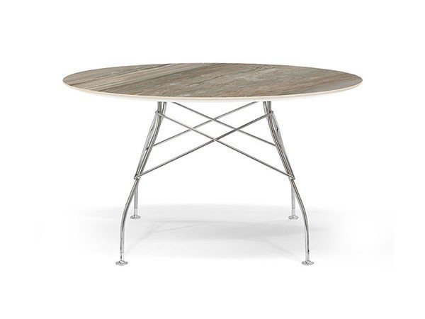 【カルテル/Kartell / GOODS】のGLOSSY / グロッシー ラウンド セラミックトップ 128 人気、トレンドファッション・服の通販 founy(ファニー) 　スリム　Slim　テーブル　Table　バランス　Balance　モダン　Modern　ラウンド　Round　リアル　Real　ホーム・キャンプ・アウトドア・お取り寄せ　Home,Garden,Outdoor,Camping Gear　家具・インテリア　Furniture　テーブル　Table　ダイニングテーブル　Dining Table　ホーム・キャンプ・アウトドア・お取り寄せ　Home,Garden,Outdoor,Camping Gear　家具・インテリア　Furniture　テーブル　Table　カフェテーブル　Cafe Table　other-2|ID: prp329100002408837 ipo3291000000031503515