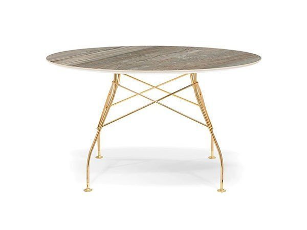 【カルテル/Kartell / GOODS】のGLOSSY / グロッシー ラウンド セラミックトップ 128 人気、トレンドファッション・服の通販 founy(ファニー) 　スリム　Slim　テーブル　Table　バランス　Balance　モダン　Modern　ラウンド　Round　リアル　Real　ホーム・キャンプ・アウトドア・お取り寄せ　Home,Garden,Outdoor,Camping Gear　家具・インテリア　Furniture　テーブル　Table　ダイニングテーブル　Dining Table　ホーム・キャンプ・アウトドア・お取り寄せ　Home,Garden,Outdoor,Camping Gear　家具・インテリア　Furniture　テーブル　Table　カフェテーブル　Cafe Table　other-3|ID: prp329100002408837 ipo3291000000031503516