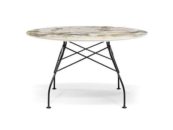 【カルテル/Kartell / GOODS】のGLOSSY / グロッシー ラウンド セラミックトップ 128 人気、トレンドファッション・服の通販 founy(ファニー) 　スリム　Slim　テーブル　Table　バランス　Balance　モダン　Modern　ラウンド　Round　リアル　Real　ホーム・キャンプ・アウトドア・お取り寄せ　Home,Garden,Outdoor,Camping Gear　家具・インテリア　Furniture　テーブル　Table　ダイニングテーブル　Dining Table　ホーム・キャンプ・アウトドア・お取り寄せ　Home,Garden,Outdoor,Camping Gear　家具・インテリア　Furniture　テーブル　Table　カフェテーブル　Cafe Table　other-4|ID: prp329100002408837 ipo3291000000031503517