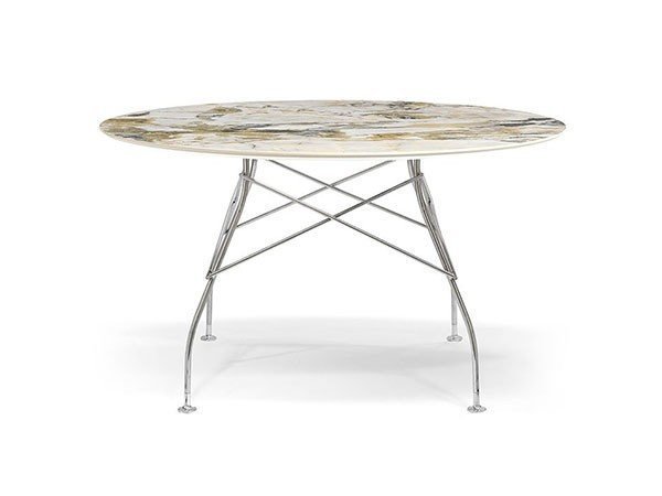 【カルテル/Kartell / GOODS】のGLOSSY / グロッシー ラウンド セラミックトップ 128 人気、トレンドファッション・服の通販 founy(ファニー) 　スリム　Slim　テーブル　Table　バランス　Balance　モダン　Modern　ラウンド　Round　リアル　Real　ホーム・キャンプ・アウトドア・お取り寄せ　Home,Garden,Outdoor,Camping Gear　家具・インテリア　Furniture　テーブル　Table　ダイニングテーブル　Dining Table　ホーム・キャンプ・アウトドア・お取り寄せ　Home,Garden,Outdoor,Camping Gear　家具・インテリア　Furniture　テーブル　Table　カフェテーブル　Cafe Table　other-5|ID: prp329100002408837 ipo3291000000031503518