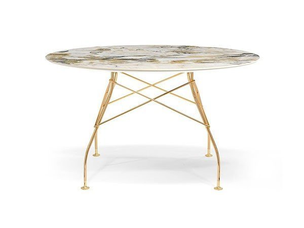 【カルテル/Kartell / GOODS】のGLOSSY / グロッシー ラウンド セラミックトップ 128 人気、トレンドファッション・服の通販 founy(ファニー) 　スリム　Slim　テーブル　Table　バランス　Balance　モダン　Modern　ラウンド　Round　リアル　Real　ホーム・キャンプ・アウトドア・お取り寄せ　Home,Garden,Outdoor,Camping Gear　家具・インテリア　Furniture　テーブル　Table　ダイニングテーブル　Dining Table　ホーム・キャンプ・アウトドア・お取り寄せ　Home,Garden,Outdoor,Camping Gear　家具・インテリア　Furniture　テーブル　Table　カフェテーブル　Cafe Table　other-6|ID: prp329100002408837 ipo3291000000031503519