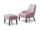 【フライミー ブラン/FLYMEe Blanc / GOODS】のOTTOMAN / オットマン 鋲仕上げ #109806 張地:フィル ラベンダー(Cランク)、鋲:ニッケル、脚部ダークブラウン|ID: prp329100002411514 ipo3291000000030200441