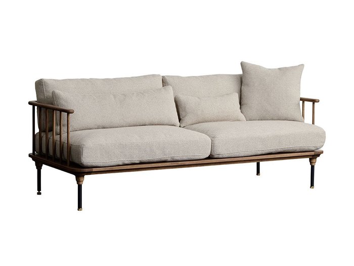 【ノル/NOR / CRASH GATE / GOODS】のHOOVER SOFA / フーバ 3人掛けソファ 両肘 鉄脚 インテリア・キッズ・メンズ・レディースファッション・服の通販 founy(ファニー) https://founy.com/ ウッド Wooden Design ヴィンテージ Vintage Style クッション Cushion, Throw Pillow ファブリック Fabric, Textile フェザー Feather, Feather Detail フレーム Frame, Outline リラックス Relax, Relaxed Fit ホーム・キャンプ・アウトドア・お取り寄せ Home Living / Home & Lifestyle / Camping Gear / Outdoor Camping 家具・インテリア Home Furniture & Interior. Stylish & Functional Living Spaces ソファー Couches & Sofas |ID: prp329100002419149 ipo3291000000030199927