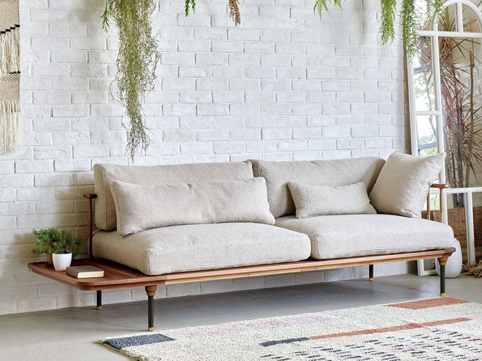 【ノル/NOR / CRASH GATE / GOODS】のHOOVER SOFA / フーバ 3人掛けソファ 棚付 鉄脚 インテリア・キッズ・メンズ・レディースファッション・服の通販 founy(ファニー) https://founy.com/ ウッド Wooden Design ヴィンテージ Vintage Style クッション Cushion, Throw Pillow ファブリック Fabric, Textile フェザー Feather, Feather Detail フレーム Frame, Outline リラックス Relax, Relaxed Fit ホーム・キャンプ・アウトドア・お取り寄せ Home Living / Home & Lifestyle / Camping Gear / Outdoor Camping 家具・インテリア Home Furniture & Interior. Stylish & Functional Living Spaces ソファー Couches & Sofas |ID: prp329100002419150 ipo3291000000030200033