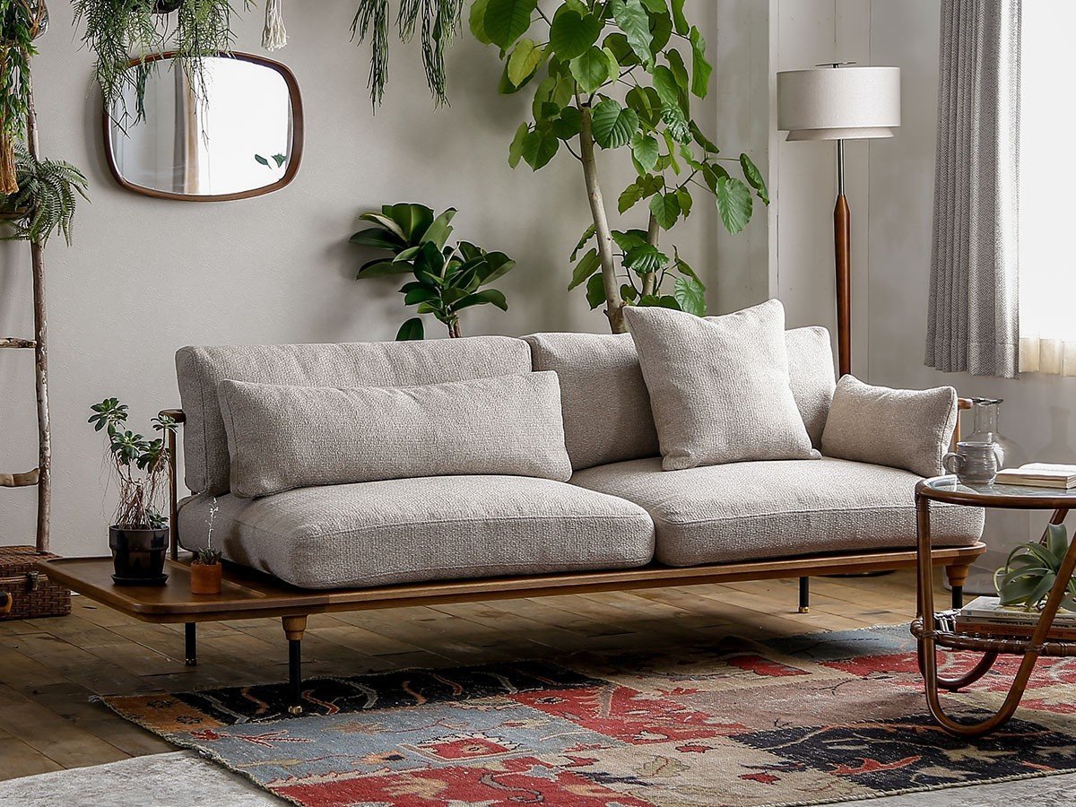 【ノル/NOR / CRASH GATE / GOODS】のHOOVER SOFA / フーバ 3人掛けソファ 棚付 鉄脚 人気、トレンドファッション・服の通販 founy(ファニー) 　ウッド　Wooden Design　ヴィンテージ　Vintage Style　クッション　Cushion, Throw Pillow　ファブリック　Fabric, Textile　フェザー　Feather, Feather Detail　フレーム　Frame, Outline　リラックス　Relax, Relaxed Fit　ホーム・キャンプ・アウトドア・お取り寄せ　Home Living / Home & Lifestyle / Camping Gear / Outdoor Camping　家具・インテリア　Home Furniture & Interior. Stylish & Functional Living Spaces　ソファー　Couches & Sofas　other-5|ID: prp329100002419150 ipo3291000000031503411