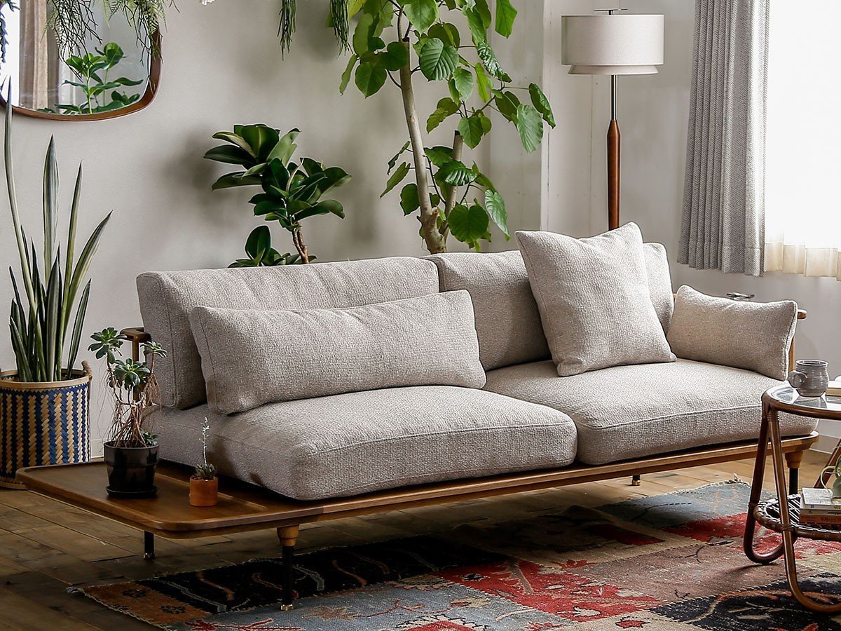 【ノル/NOR / CRASH GATE / GOODS】のHOOVER SOFA / フーバ 3人掛けソファ 棚付 鉄脚 人気、トレンドファッション・服の通販 founy(ファニー) 　ウッド　Wooden Design　ヴィンテージ　Vintage Style　クッション　Cushion, Throw Pillow　ファブリック　Fabric, Textile　フェザー　Feather, Feather Detail　フレーム　Frame, Outline　リラックス　Relax, Relaxed Fit　ホーム・キャンプ・アウトドア・お取り寄せ　Home Living / Home & Lifestyle / Camping Gear / Outdoor Camping　家具・インテリア　Home Furniture & Interior. Stylish & Functional Living Spaces　ソファー　Couches & Sofas　other-6|ID: prp329100002419150 ipo3291000000031503412