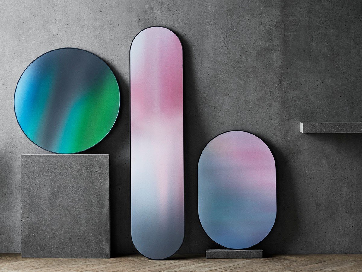 【フリッツ ハンセン/FRITZ HANSEN / GOODS】のMIRROR / ミラー ラウンド 人気、トレンドファッション・服の通販 founy(ファニー) 　送料無料　Free Shipping　グラフィック　Graphic, Graphic Design　ターコイズ　Turquoise, Blue-Green　ハンド　Hand, Handmade　プリント　Print, Printed Pattern　プレート　Plate, Dish　ラウンド　Round, Round Neck　ホーム・キャンプ・アウトドア・お取り寄せ　Home Living / Home & Lifestyle / Camping Gear / Outdoor Camping　家具・インテリア　Home Furniture & Interior. Stylish & Functional Living Spaces　ミラー・ドレッサー　Mirrors & Dressers　壁掛けミラー・全身鏡・スタンドミラー　Wall Mirror　ホーム・キャンプ・アウトドア・お取り寄せ　Home Living / Home & Lifestyle / Camping Gear / Outdoor Camping　家具・インテリア　Home Furniture & Interior. Stylish & Functional Living Spaces　ミラー・ドレッサー　Mirrors & Dressers　ドレッサー・ミラー付き化粧台　Vanity Table for Bedroom　other-2|ID: prp329100002423048 ipo3291000000031503343