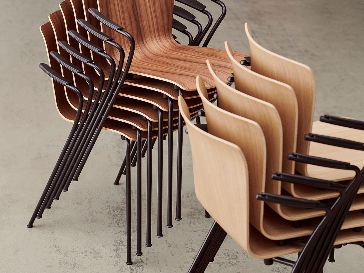 【フリッツ ハンセン/FRITZ HANSEN / GOODS】のVICO DUO / ヴィコデュオ チェア 連結器具付 スレッド脚 VM115 インテリア・キッズ・メンズ・レディースファッション・服の通販 founy(ファニー) 　送料無料　Free Shipping　ホーム・キャンプ・アウトドア・お取り寄せ　Home,Garden,Outdoor,Camping Gear　家具・インテリア　Furniture　チェア・椅子　Chair　ダイニングチェア　Dining Chair　参考イメージ|ID: prp329100002443462 ipo3291000000030196344