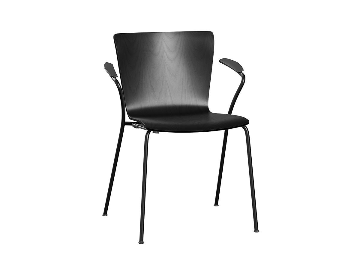 【フリッツ ハンセン/FRITZ HANSEN / GOODS】のVICO DUO / ヴィコデュオ アームチェア 連結器具付 VM113 インテリア・キッズ・メンズ・レディースファッション・服の通販 founy(ファニー) 　シンプル　Simple, Minimal　バランス　Balance, Style Balance　フォルム　Silhouette, Form　送料無料　Free Shipping　ホーム・キャンプ・アウトドア・お取り寄せ　Home Living / Home & Lifestyle / Camping Gear / Outdoor Camping　家具・インテリア　Home Furniture & Interior. Stylish & Functional Living Spaces　チェア・椅子　Seating & Chairs　ダイニングチェア・木製チェア　Dining Chairs　ホーム・キャンプ・アウトドア・お取り寄せ　Home Living / Home & Lifestyle / Camping Gear / Outdoor Camping　家具・インテリア　Home Furniture & Interior. Stylish & Functional Living Spaces　チェア・椅子　Seating & Chairs　アームチェア・アクセントチェア　Armchairs & Accent Chairs　シェル:カラードアッシュ / ブラック、フレーム:ブラック粉体塗装仕上|ID: prp329100002443464 ipo3291000000033617379