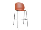 【フリッツ ハンセン/FRITZ HANSEN / GOODS】のN02 RECYCLE / N02 リサイクル バースツール クロームベース N02-50 ダークオレンジ|ID: prp329100002443469 ipo3291000000033331118