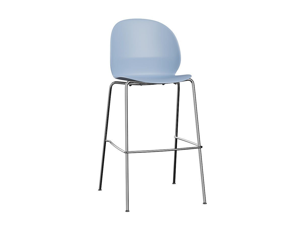 【フリッツ ハンセン/FRITZ HANSEN / GOODS】のN02 RECYCLE / N02 リサイクル バースツール クロームベース N02-50 インテリア・キッズ・メンズ・レディースファッション・服の通販 founy(ファニー) 　送料無料　Free Shipping　テーブル　Table, Dining Table　ワーク　Workwear, Utility Style　ホーム・キャンプ・アウトドア・お取り寄せ　Home Living / Home & Lifestyle / Camping Gear / Outdoor Camping　家具・インテリア　Home Furniture & Interior. Stylish & Functional Living Spaces　チェア・椅子　Seating & Chairs　スツール・バースツール　Stools & Bar Stools　ホーム・キャンプ・アウトドア・お取り寄せ　Home Living / Home & Lifestyle / Camping Gear / Outdoor Camping　家具・インテリア　Home Furniture & Interior. Stylish & Functional Living Spaces　チェア・椅子　Seating & Chairs　カウンターチェア・ハイチェア　Bar Stools / High Stools　ライトブルー|ID: prp329100002443469 ipo3291000000033331121