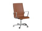 【フリッツ ハンセン/FRITZ HANSEN / GOODS】のOXFORD / オックスフォード アームチェア 5スターベース キャスター付 ミディアムハイバック シート高さ調整機能・チルト機能付 3293W 張地:エッセンシャルレザー ウォルナット(カテゴリー3)、フレーム:サテン仕上|ID: prp329100002443473 ipo3291000000030197360