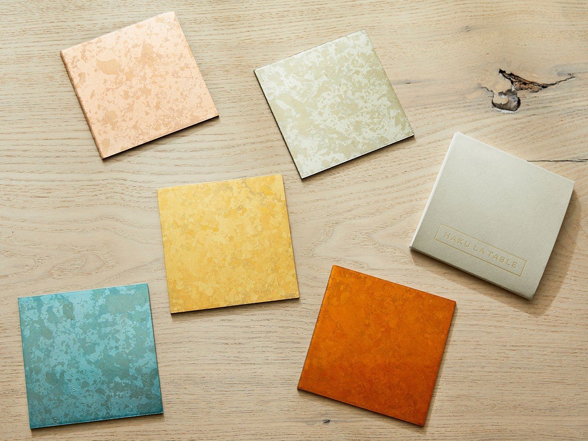 【箔一/HAKUICHI / GOODS】のHAKU LA TABLE FIVE SENSES COASTER / ハクラターブル ファイブセンシズ コースター(ウォーター001) インテリア・キッズ・メンズ・レディースファッション・服の通販 founy(ファニー) 　ウォーター　Water　ガラス　Glass, Glassware　グラス　Glass, Eyewear　テーブル　Table, Dining Table　プレート　Plate, Dish　モダン　Modern, Contemporary　日本製　Made In Japan　参考イメージ|ID: prp329100002471682 ipo3291000000036273295