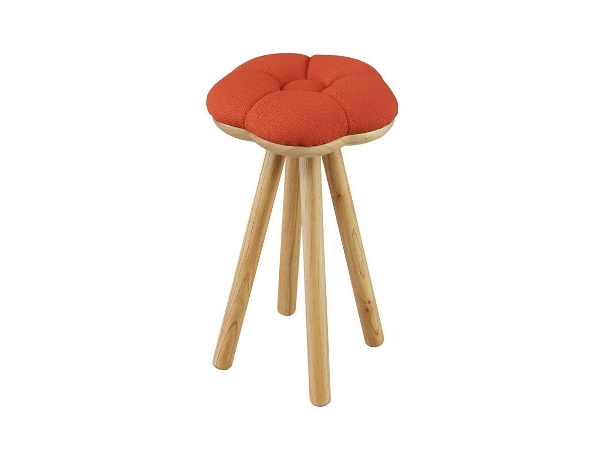 【酒見椅子店/SAKEMI ISUTEN / GOODS】のmonaca stool / モナカ スツール(ウッドベース) インテリア・キッズ・メンズ・レディースファッション・服の通販 founy(ファニー) 　送料無料　Free Shipping　おすすめ　Recommend　ウッド　Wood　カラフル　Colorful　モチーフ　Motif　ホーム・キャンプ・アウトドア・お取り寄せ　Home,Garden,Outdoor,Camping Gear　家具・インテリア　Furniture　チェア・椅子　Chair　スツール　Stool　座面タイプ:椿(レンガ)、脚部:オーク、高さ:高さ45cm|ID: prp329100002471691 ipo3291000000030193011
