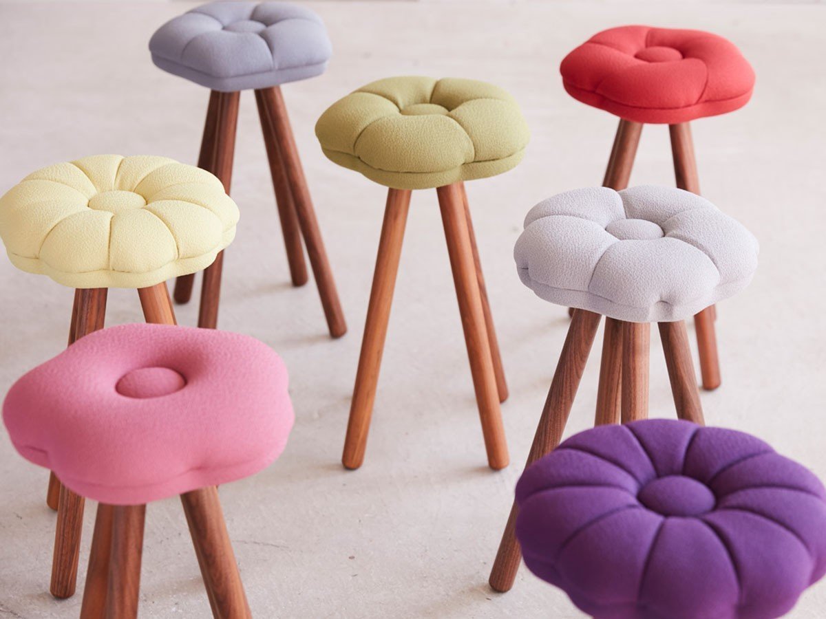 【酒見椅子店/SAKEMI ISUTEN / GOODS】のmonaca stool / モナカ スツール(ウッドベース) インテリア・キッズ・メンズ・レディースファッション・服の通販 founy(ファニー) 　送料無料　Free Shipping　おすすめ　Recommend　ウッド　Wood　カラフル　Colorful　モチーフ　Motif　ホーム・キャンプ・アウトドア・お取り寄せ　Home,Garden,Outdoor,Camping Gear　家具・インテリア　Furniture　チェア・椅子　Chair　スツール　Stool　参考イメージ|ID: prp329100002471691 ipo3291000000030193074