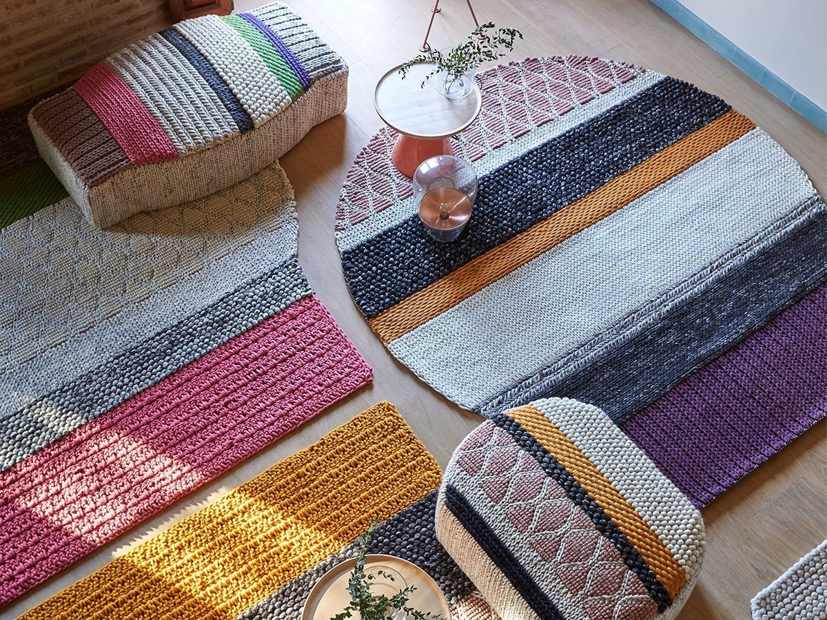 【ガン/GAN / GOODS】のMANGAS ORIGINAL CAMPANA RUG / マンガス オリジナル カンパナ ラグ(MC2 ピンク) 人気、トレンドファッション・服の通販 founy(ファニー) 　セーター　Sweater　手編み　Hand Knitting　ハンド　Hand　パッチワーク　Patchwork　送料無料　Free Shipping　ホーム・キャンプ・アウトドア・お取り寄せ　Home,Garden,Outdoor,Camping Gear　家具・インテリア　Furniture　その他 インテリア雑貨、家具　Furniture, Interior, Others　other-4|ID: prp329100002589756 ipo3291000000031501806