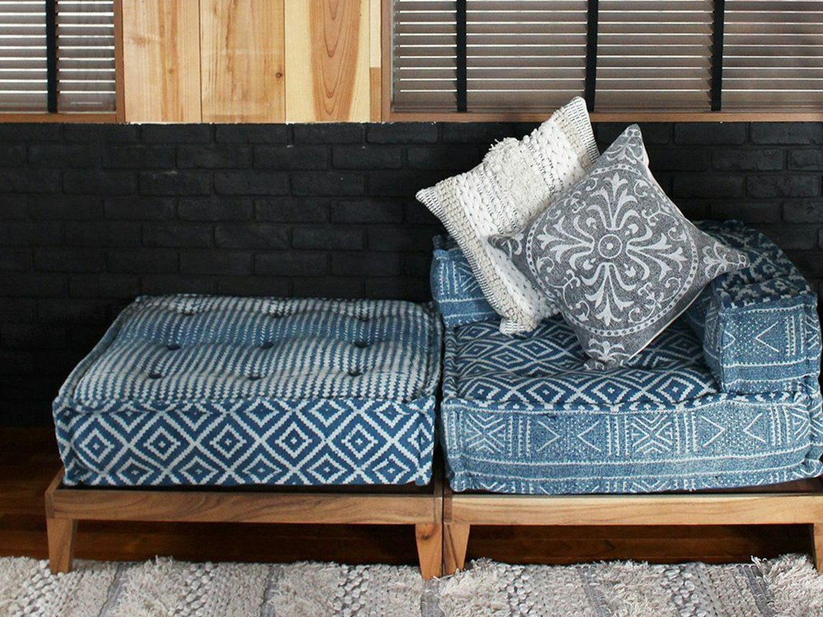 【アデペシュ/a.depeche / GOODS】のblock multi zabu ottoman / ブロックマルチ ザブオットマン(DTネイビー) 人気、トレンドファッション・服の通販 founy(ファニー) 　インド　Indian Textile　ウッド　Wooden Design　クッション　Cushion, Throw Pillow　シンプル　Simple, Minimal　ブロック　Block, Solid Block Pattern　ホーム・キャンプ・アウトドア・お取り寄せ　Home Living / Home & Lifestyle / Camping Gear / Outdoor Camping　家具・インテリア　Home Furniture & Interior. Stylish & Functional Living Spaces　その他 インテリア雑貨、家具　Home Decor & Furniture Extras　other-6|ID: prp329100002606846 ipo3291000000031501570