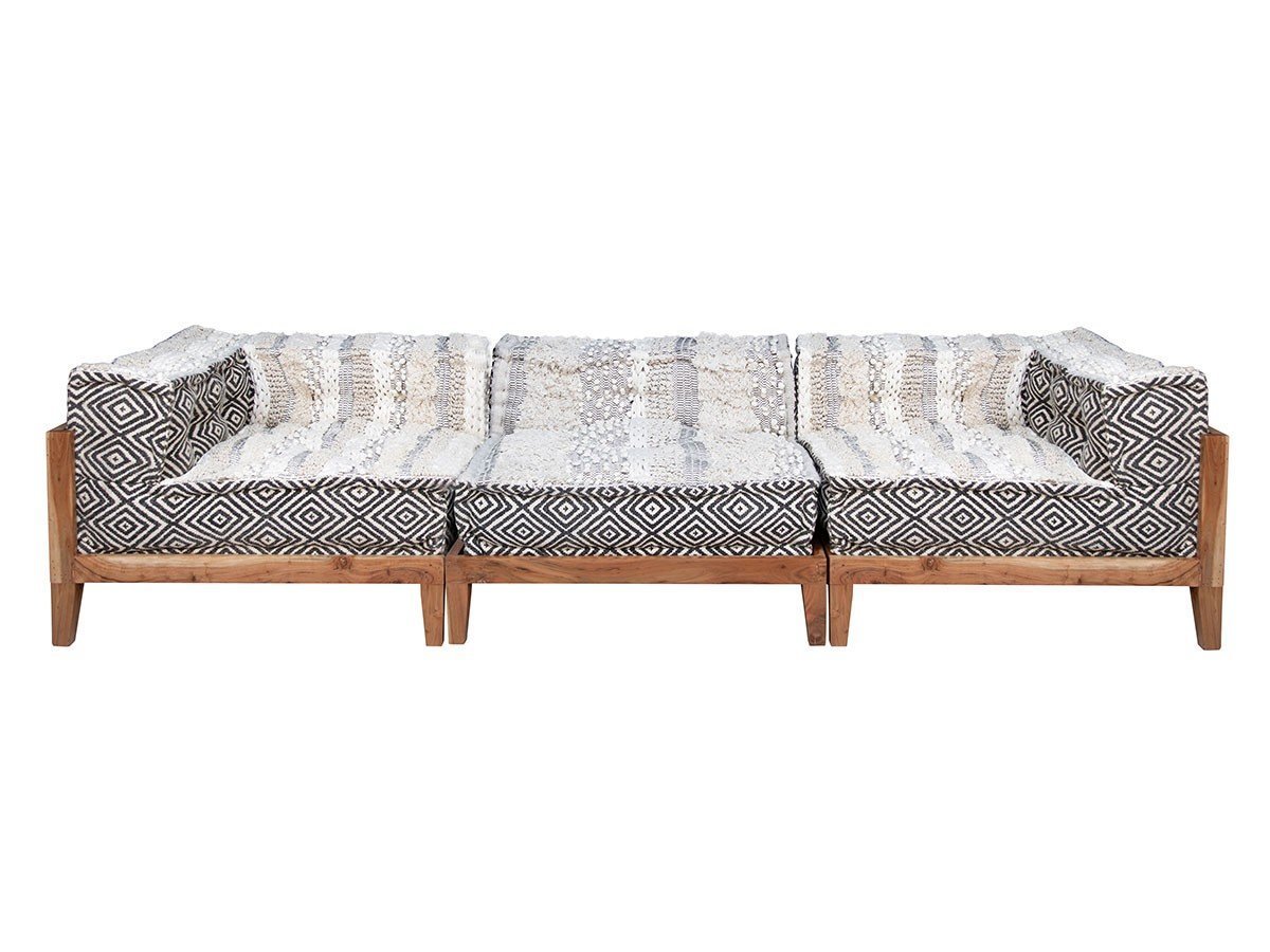 【アデペシュ/a.depeche / GOODS】のblock multi sofa corner / ブロックマルチソファ コーナー(マックホワイト) インテリア・キッズ・メンズ・レディースファッション・服の通販 founy(ファニー) 　インド　India　ウッド　Wood　クッション　Cushion　シンプル　Simple　ブロック　Block　ホーム・キャンプ・アウトドア・お取り寄せ　Home,Garden,Outdoor,Camping Gear　家具・インテリア　Furniture　ソファー　Sofa　別売りの「ウッドベース」を組み合わせると、座面高約40cmのソファとしてお使いになれます。|ID: prp329100002606848 ipo3291000000025329305