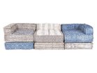 【アデペシュ/a.depeche / GOODS】のblock multi sofa corner / ブロックマルチソファ コーナー(ノスブルー) 同シリーズの「ザブオットマン」を重ねて設置することも可能です。|ID:prp329100002606851