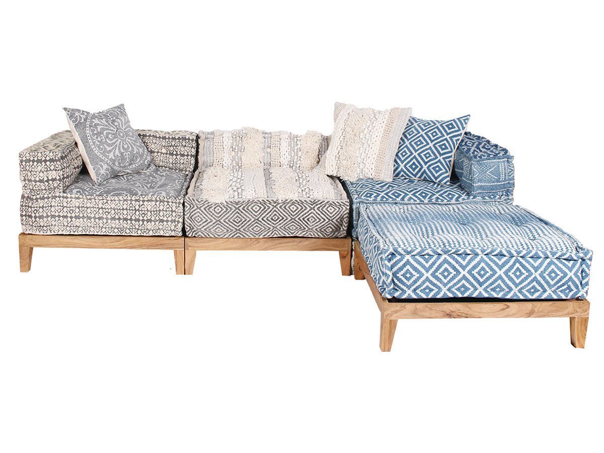 【アデペシュ/a.depeche / GOODS】のblock multi sofa corner / ブロックマルチソファ コーナー(ノスブルー) 人気、トレンドファッション・服の通販 founy(ファニー) 　インド　Indian Textile　ウッド　Wooden Design　クッション　Cushion, Throw Pillow　シンプル　Simple, Minimal　ブロック　Block, Solid Block Pattern　ホーム・キャンプ・アウトドア・お取り寄せ　Home Living / Home & Lifestyle / Camping Gear / Outdoor Camping　家具・インテリア　Home Furniture & Interior. Stylish & Functional Living Spaces　ソファー　Couches & Sofas　other-4|ID: prp329100002606851 ipo3291000000031501593