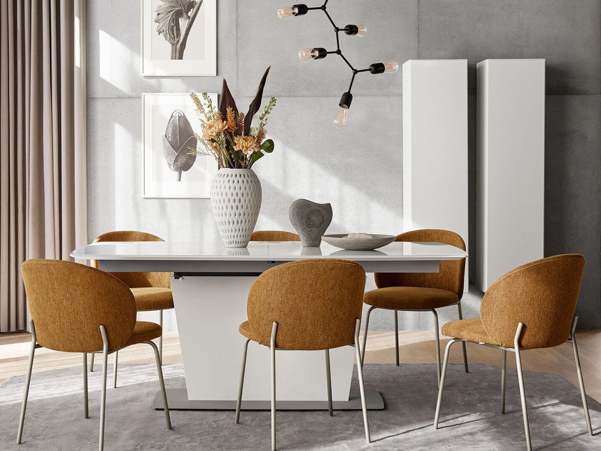 【ボーコンセプト/BoConcept / GOODS】のPRINCETON DINING CHAIR / プリンストン ダイニングチェア インテリア・キッズ・メンズ・レディースファッション・服の通販 founy(ファニー) 　エレガント 上品　Elegant　ホーム・キャンプ・アウトドア・お取り寄せ　Home,Garden,Outdoor,Camping Gear　家具・インテリア　Furniture　チェア・椅子　Chair　ダイニングチェア　Dining Chair　参考イメージ(張地:ブリストル 3066 マスタード、脚部:マットアッシュグレー)|ID: prp329100002606859 ipo3291000000028595074