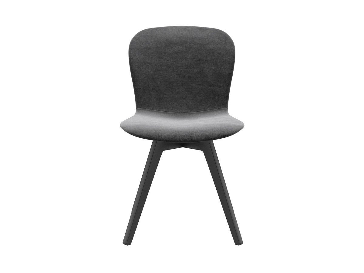 【ボーコンセプト/BoConcept / GOODS】のADELAIDE CHAIR / アデレード チェア 肘なし 木脚(ベルベット) インテリア・キッズ・メンズ・レディースファッション・服の通販 founy(ファニー) 　オーガニック　Organic　フォルム　Form　ベルベット　Velvet　ホーム・キャンプ・アウトドア・お取り寄せ　Home,Garden,Outdoor,Camping Gear　家具・インテリア　Furniture　チェア・椅子　Chair　ダイニングチェア　Dining Chair　張地:ベルベット 3030 グレー、脚部エスプレッソオーク|ID: prp329100002610032 ipo3291000000028595002