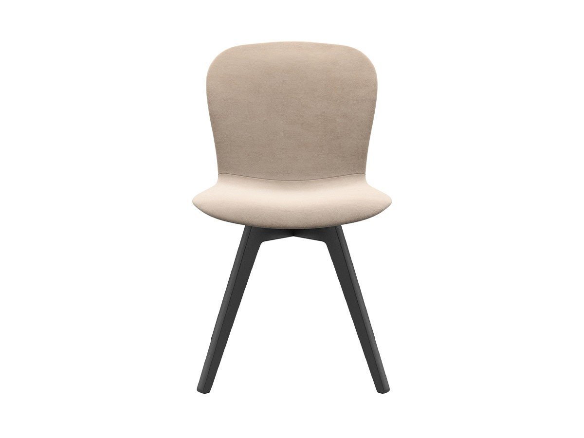 【ボーコンセプト/BoConcept / GOODS】のADELAIDE CHAIR / アデレード チェア 肘なし 木脚(ベルベット) インテリア・キッズ・メンズ・レディースファッション・服の通販 founy(ファニー) 　オーガニック　Organic　フォルム　Form　ベルベット　Velvet　ホーム・キャンプ・アウトドア・お取り寄せ　Home,Garden,Outdoor,Camping Gear　家具・インテリア　Furniture　チェア・椅子　Chair　ダイニングチェア　Dining Chair　張地:ベルベット 3033 サンド、脚部エスプレッソオーク|ID: prp329100002610032 ipo3291000000028595007