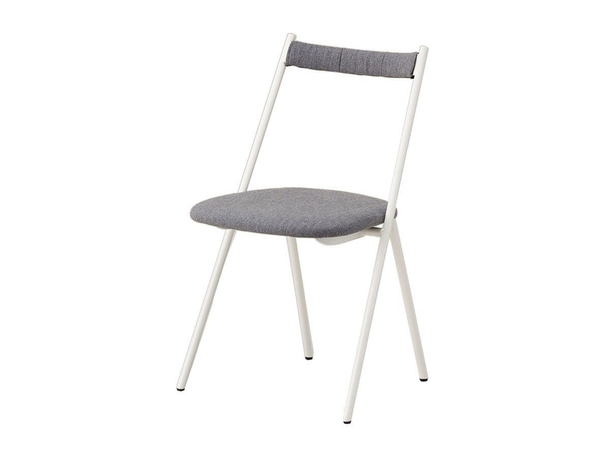 【杉山製作所/Sugiyama Seisakusho / GOODS】のWORKER stacking Chair / ワーカー スタッキングチェア(背張り) インテリア・キッズ・メンズ・レディースファッション・服の通販 founy(ファニー) 　送料無料　Free Shipping　おすすめ　Recommend　シンプル　Simple　フレーム　Flame　ホーム・キャンプ・アウトドア・お取り寄せ　Home,Garden,Outdoor,Camping Gear　家具・インテリア　Furniture　チェア・椅子　Chair　ダイニングチェア　Dining Chair　張地:N.C. NC126(Aランク)、フレームスノーホワイト|ID: prp329100002614329 ipo3291000000017805416