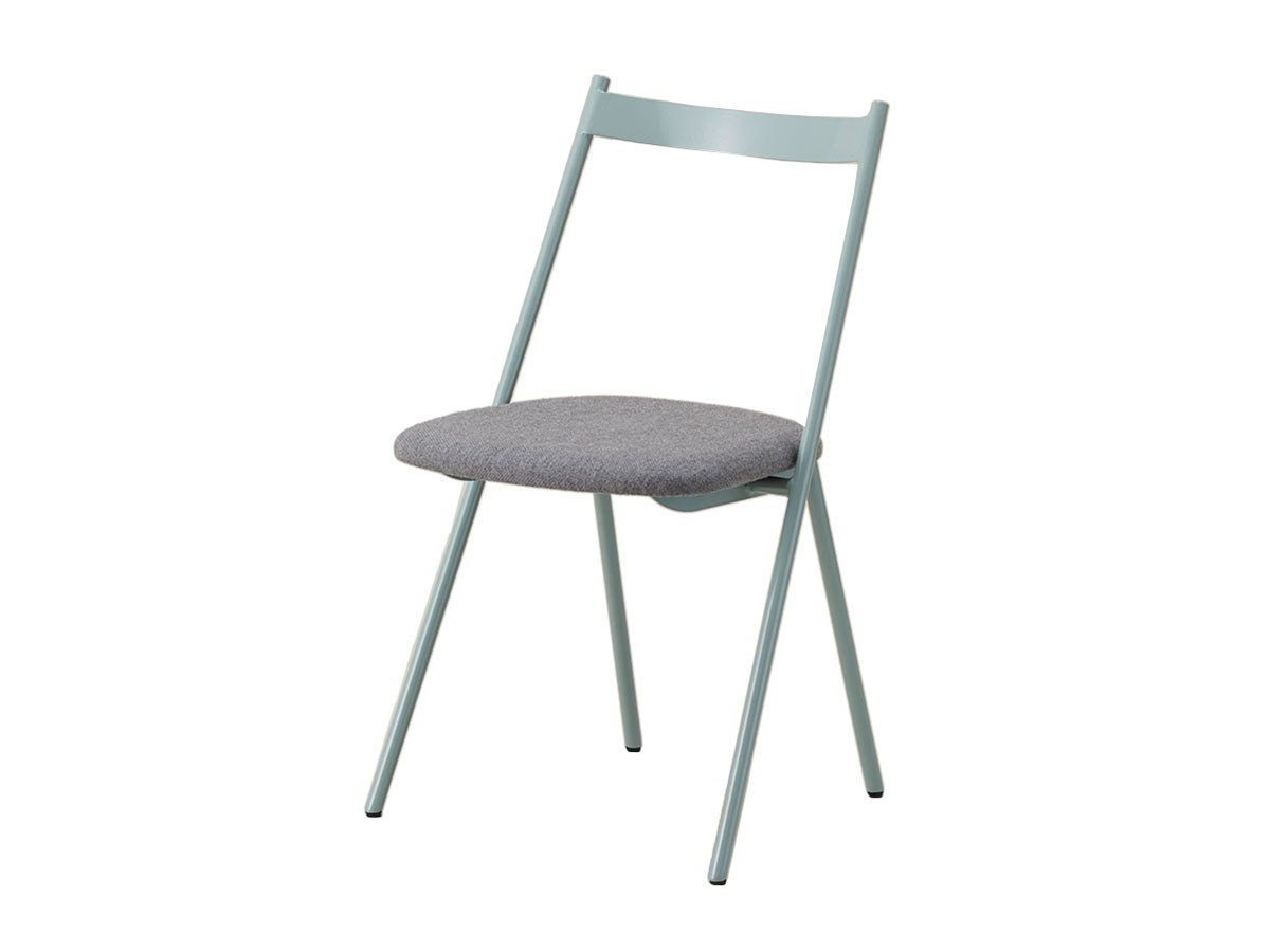 【杉山製作所/Sugiyama Seisakusho / GOODS】のWORKER stacking Chair / ワーカー スタッキングチェア インテリア・キッズ・メンズ・レディースファッション・服の通販 founy(ファニー) 　送料無料　Free Shipping　おすすめ　Recommended / Our Picks　シンプル　Simple, Minimal　フレーム　Frame, Outline　ホーム・キャンプ・アウトドア・お取り寄せ　Home Living / Home & Lifestyle / Camping Gear / Outdoor Camping　家具・インテリア　Home Furniture & Interior. Stylish & Functional Living Spaces　チェア・椅子　Seating & Chairs　ダイニングチェア・木製チェア　Dining Chairs　張地:N.C. NC126(Aランク)、フレームサンドブルーグレー|ID: prp329100002614330 ipo3291000000033140329