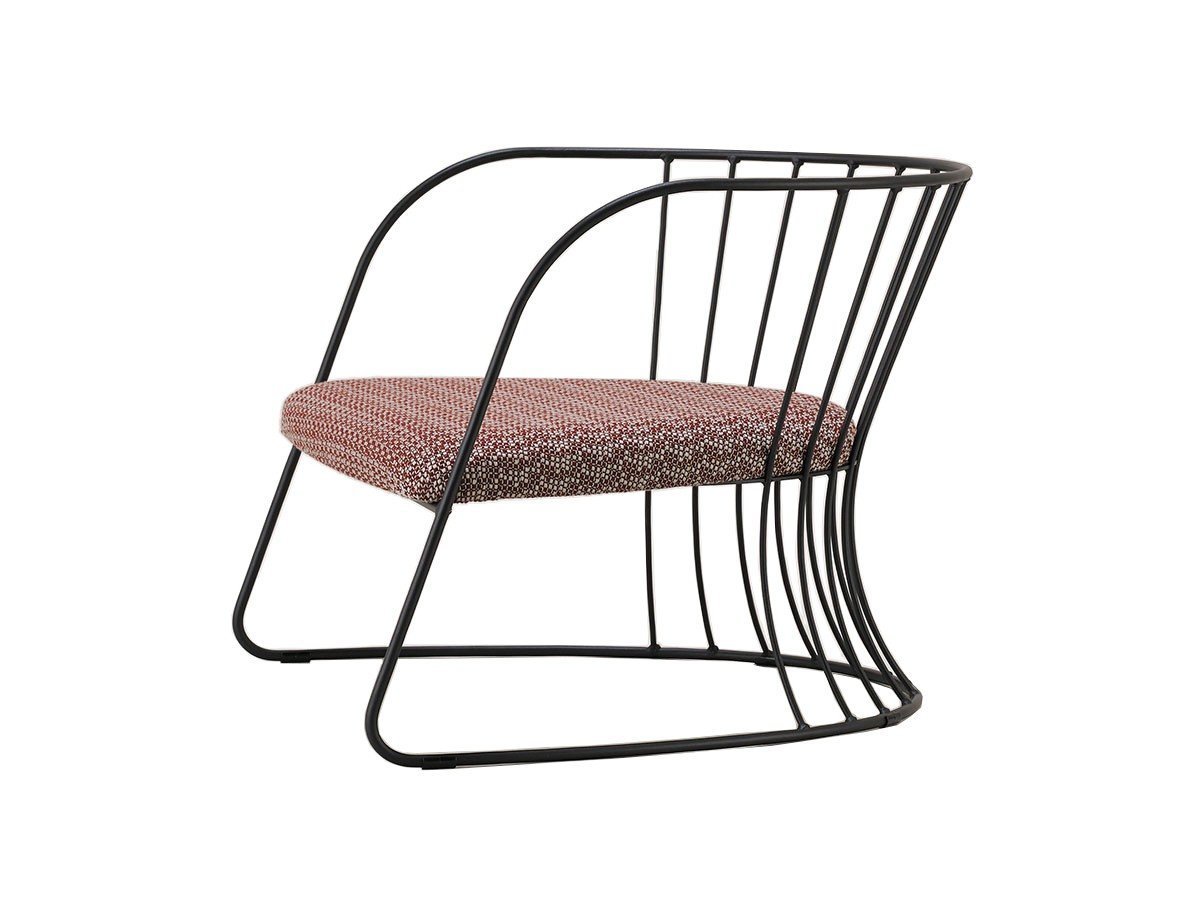 【杉山製作所/Sugiyama Seisakusho / GOODS】のTSUZUMI LOUNGE CHAIR / ツヅミ ラウンジチェア インテリア・キッズ・メンズ・レディースファッション・服の通販 founy(ファニー) 　送料無料　Free Shipping　フレーム　Flame　モチーフ　Motif　ホーム・キャンプ・アウトドア・お取り寄せ　Home,Garden,Outdoor,Camping Gear　家具・インテリア　Furniture　チェア・椅子　Chair　ラウンジチェア　Lounge Chair　ホーム・キャンプ・アウトドア・お取り寄せ　Home,Garden,Outdoor,Camping Gear　家具・インテリア　Furniture　チェア・椅子　Chair　ローチェア・座椅子　Low Chair/Seat Chair　張地:ミナモ MI825(Aランク)、フレームサンドブラック|ID: prp329100002614332 ipo3291000000017805431