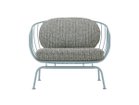 【杉山製作所/Sugiyama Seisakusho / GOODS】のHoop Lounge Chair / フープ ラウンジチェア 張地:ハウゼン HaGRG グレージュ(AAランク)、フレームスマイルグレー|ID:prp329100002614333