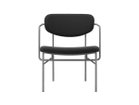 【杉山製作所/Sugiyama Seisakusho / GOODS】のPetit Lounge Chair / プチ ラウンジチェア 張地:フランク BK ブラック(AAランク)、フレームクラウドグレー|ID:prp329100002614334