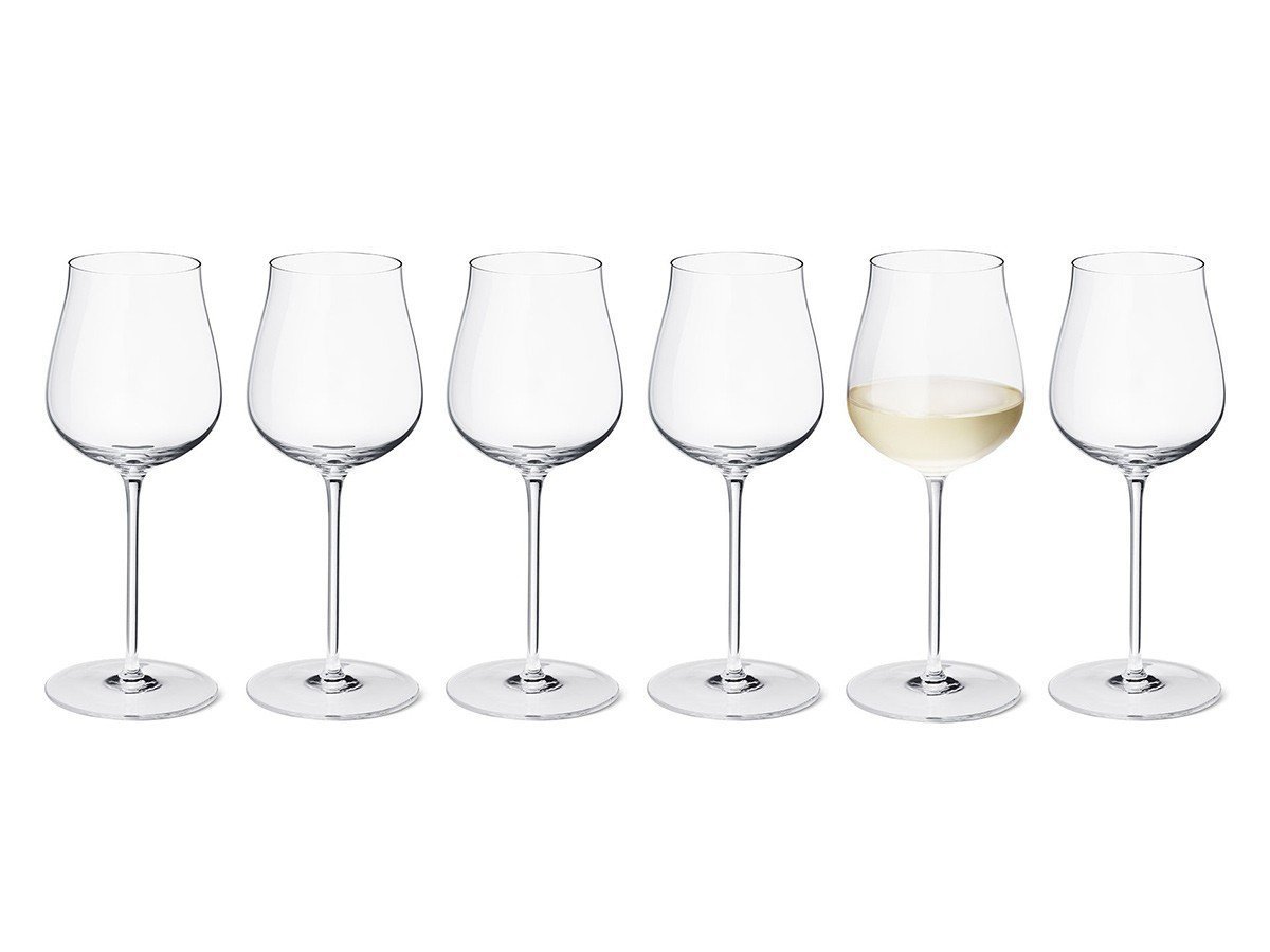 【ジョージ ジェンセン/GEORG JENSEN / GOODS】のSKY WHITE WINE GLASS 6PIECE SET / スカイ 白ワイングラス 6ピースセット 人気、トレンドファッション・服の通販 founy(ファニー) 　送料無料　Free Shipping　エレガント 上品　Elegant　オーガニック　Organic Cotton　ガラス　Glass, Glassware　クリスタル　Crystal, Swarovski　グラス　Glass, Eyewear　コレクション　Collection, Seasonal Line　シンプル　Simple, Minimal　テーブル　Table, Dining Table　フォルム　Silhouette, Form　フランス　France, French　 other-1|ID: prp329100002621610 ipo3291000000030254866