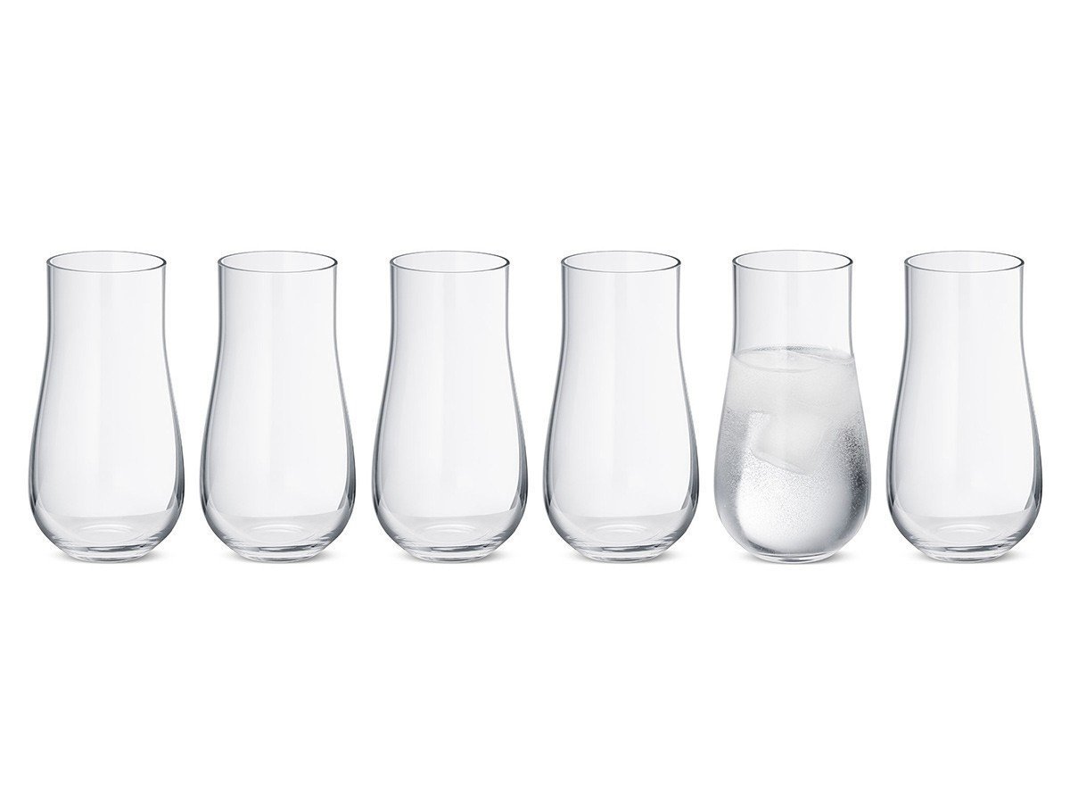 【ジョージ ジェンセン/GEORG JENSEN / GOODS】のSKY GLASS L 6PIECE SET / スカイ タンブラーグラス L 6ピースセット 人気、トレンドファッション・服の通販 founy(ファニー) 　送料無料　Free Shipping　オーガニック　Organic Cotton　ガラス　Glass, Glassware　クリスタル　Crystal, Swarovski　グラス　Glass, Eyewear　コレクション　Collection, Seasonal Line　シンプル　Simple, Minimal　タンブラー　Tumbler, Travel Mug　テーブル　Table, Dining Table　フォルム　Silhouette, Form　フランス　France, French　 other-1|ID: prp329100002621612 ipo3291000000030254872