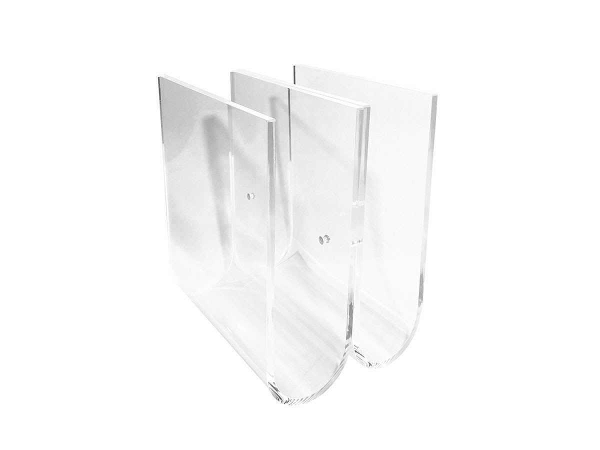 【ワーズウィズ/WAAZWIZ / GOODS】のW magazine rack / ダブル マガジンラック 人気、トレンドファッション・服の通販 founy(ファニー) 　送料無料　Free Shipping　アクリル　Acrylic Material　シンプル　Simple, Minimal　ダブル　Double, Double-Breasted　雑誌　Magazine, Fashion Magazine　ホーム・キャンプ・アウトドア・お取り寄せ　Home Living / Home & Lifestyle / Camping Gear / Outdoor Camping　家具・インテリア　Home Furniture & Interior. Stylish & Functional Living Spaces　収納家具・キャビネット　Storage Furniture　シェルフ・オープンラック・収納棚　Open Shelf Rack　ホーム・キャンプ・アウトドア・お取り寄せ　Home Living / Home & Lifestyle / Camping Gear / Outdoor Camping　家具・インテリア　Home Furniture & Interior. Stylish & Functional Living Spaces　収納家具・キャビネット　Storage Furniture　本棚・マガジンスタンド　Bookshelf/Magazine Rack　other-2|ID: prp329100002664778 ipo3291000000031500824