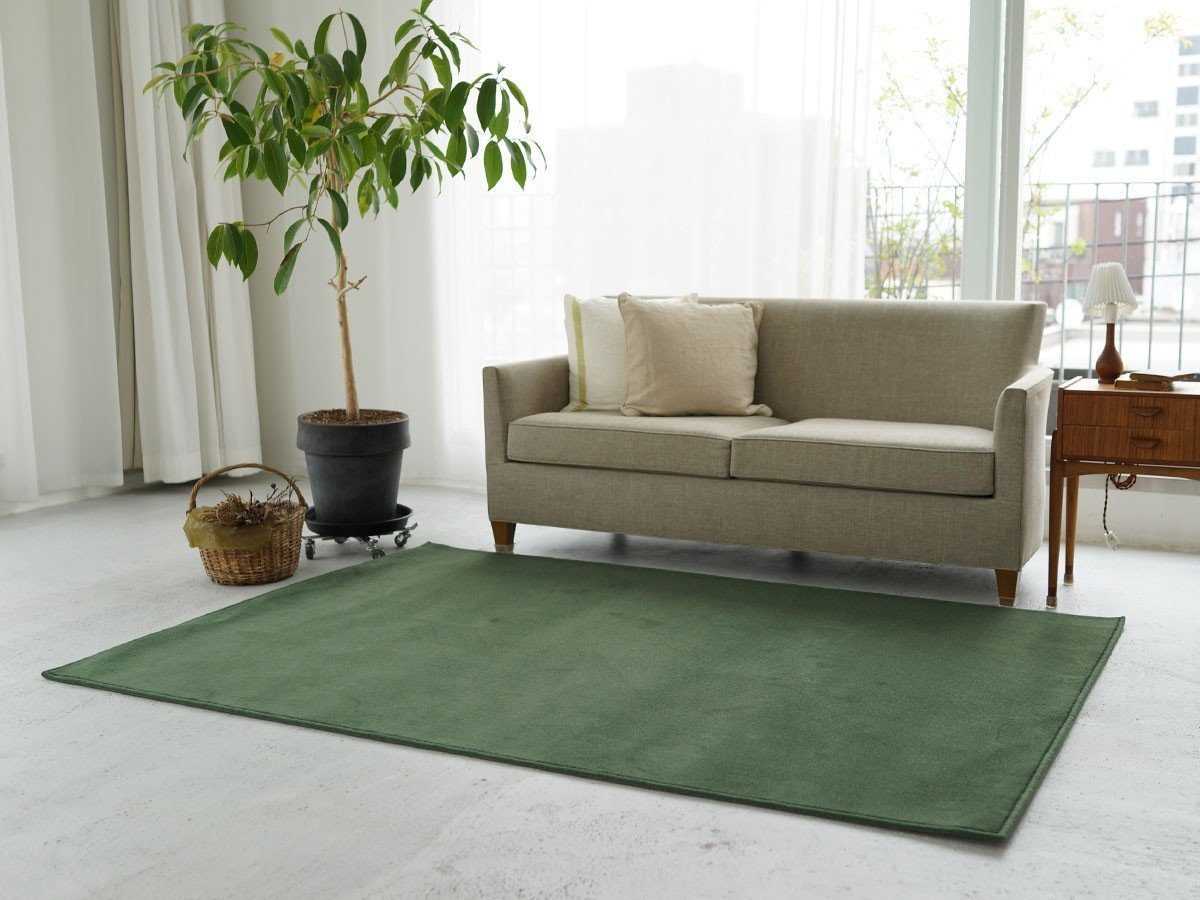 【フライミー ベーシック/FLYMEe BASIC / GOODS】のRug / ラグ #111479 インテリア・キッズ・メンズ・レディースファッション・服の通販 founy(ファニー) 　送料無料　Free Shipping　シンプル　Simple　エレガント 上品　Elegant　ホーム・キャンプ・アウトドア・お取り寄せ　Home,Garden,Outdoor,Camping Gear　家具・インテリア　Furniture　その他 インテリア雑貨、家具　Furniture, Interior, Others　ダークグリーン|ID: prp329100002664796 ipo3291000000030228587