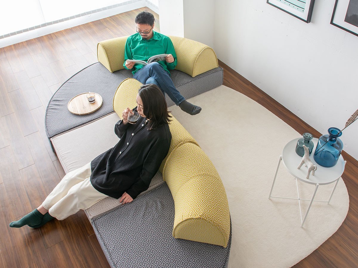 【ハーレム/HAREM / GOODS】のPUZZLE SOFA / パズル ソファ バック ストレート 人気、トレンドファッション・服の通販 founy(ファニー) 　送料無料　Free Shipping　スクエア　Square, Square Shape　ストレート　Straight, Straight Cut　ハーフ　Half, Half-Length　ラウンド　Round, Round Neck　ホーム・キャンプ・アウトドア・お取り寄せ　Home Living / Home & Lifestyle / Camping Gear / Outdoor Camping　家具・インテリア　Home Furniture & Interior. Stylish & Functional Living Spaces　ソファー　Couches & Sofas　other-4|ID: prp329100002705725 ipo3291000000031462863