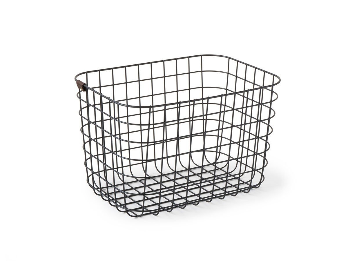 【モヘイム/MOHEIM / GOODS】のWIRE BASKET / ワイヤーバスケット M(旧仕様) インテリア・キッズ・メンズ・レディースファッション・服の通販 founy(ファニー) 　シンプル　Simple　タオル　Towel　バスケット　Basket　フォルム　Form　ワイヤー　Wire　雑誌　Magazine　ホーム・キャンプ・アウトドア・お取り寄せ　Home,Garden,Outdoor,Camping Gear　家具・インテリア　Furniture　その他 インテリア雑貨、家具　Furniture, Interior, Others　ブラック|ID: prp329100002705775 ipo3291000000018389564