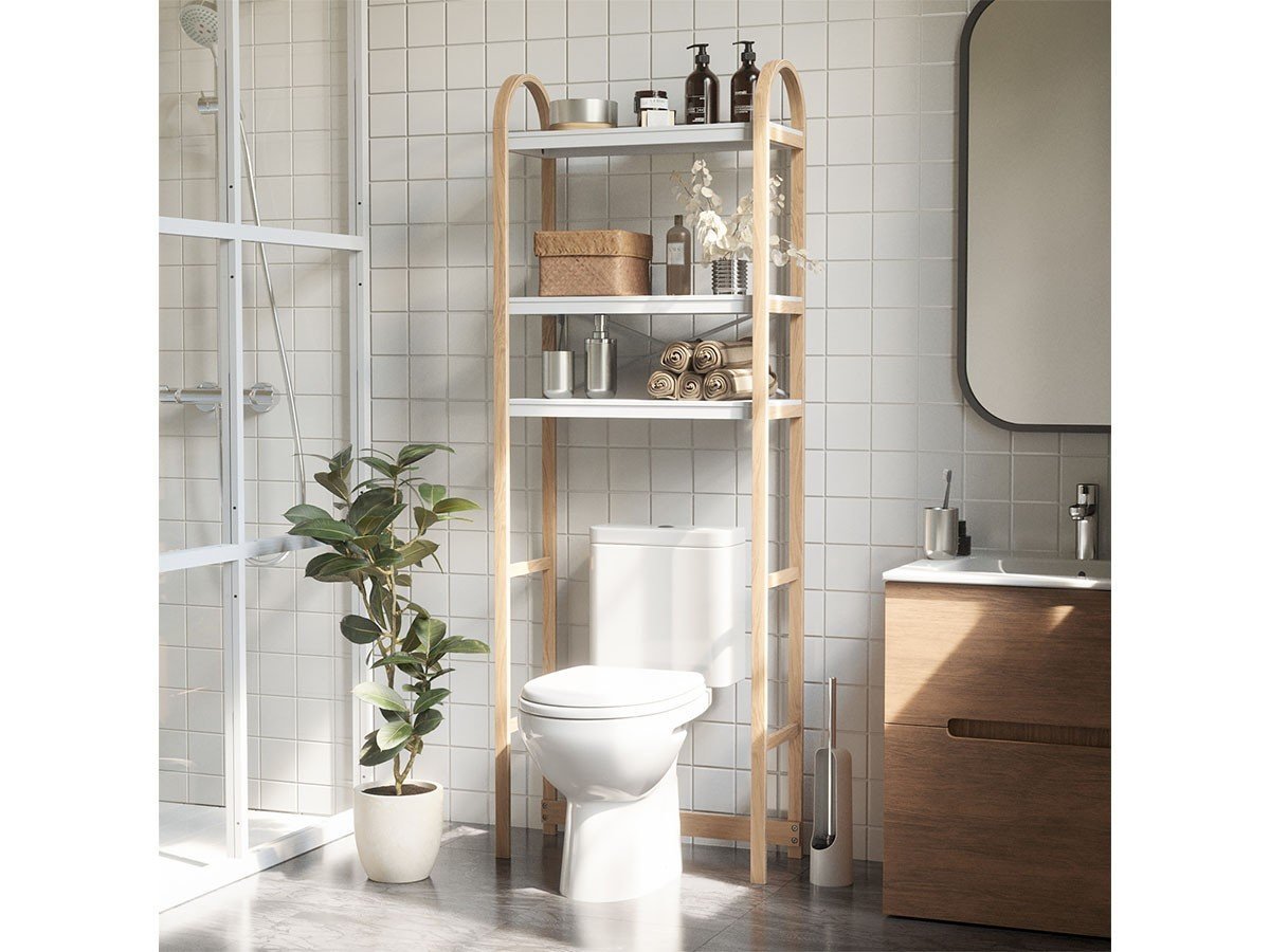 【アンブラ/ANNEBRA】のBellwood Over the Toilet Shelf / ベルウッド トイレットシェルフ 人気、トレンドファッション・服の通販 founy(ファニー) 　送料無料　Free Shipping　タオル　Towel　フレーム　Flame　ホーム・キャンプ・アウトドア・お取り寄せ　Home,Garden,Outdoor,Camping Gear　家具・インテリア　Home Furniture & Interior. Stylish & Functional Living Spaces　収納家具・キャビネット　Storage Furniture　ラック・シェルフ　Rack Shelf　other-6|ID: prp329100002728657 ipo3291000000031500493