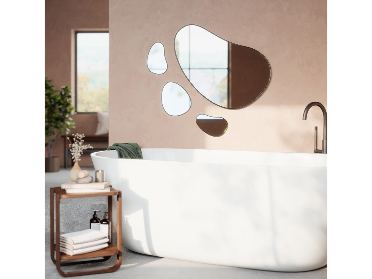 【アンブラ/ANNEBRA】のHubba Pebble Mirror / フーバ ぺブル ミラー 61 × 91cm 人気、トレンドファッション・服の通販 founy(ファニー) 　送料無料　Free Shipping　エレガント 上品　Elegant　オーガニック　Organic　シェイプ　Shape　フレーム　Flame　ホーム・キャンプ・アウトドア・お取り寄せ　Home,Garden,Outdoor,Camping Gear　家具・インテリア　Home Furniture & Interior. Stylish & Functional Living Spaces　ミラー・ドレッサー　Mirror　ミラー・鏡　Mirror　ホーム・キャンプ・アウトドア・お取り寄せ　Home,Garden,Outdoor,Camping Gear　家具・インテリア　Home Furniture & Interior. Stylish & Functional Living Spaces　ミラー・ドレッサー　Mirror　ドレッサー　Dresser　other-4|ID: prp329100002728662 ipo3291000000031496893