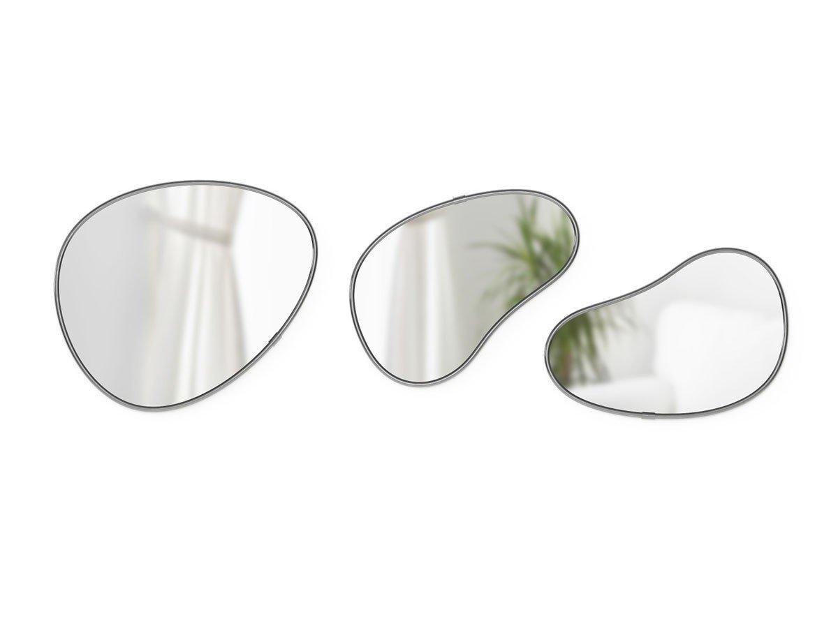 【アンブラ/ANNEBRA】のHubba Pebble Mirror Set of 3 / フーバ ぺブル ミラー 3セット 人気、トレンドファッション・服の通販 founy(ファニー) 　オーガニック　Organic Cotton　シェイプ　Shape, Slim Fit　ホーム・キャンプ・アウトドア・お取り寄せ　Home Living / Home & Lifestyle / Camping Gear / Outdoor Camping　家具・インテリア　Home Furniture & Interior. Stylish & Functional Living Spaces　ミラー・ドレッサー　Mirrors & Dressers　壁掛けミラー・全身鏡・スタンドミラー　Wall Mirror　ホーム・キャンプ・アウトドア・お取り寄せ　Home Living / Home & Lifestyle / Camping Gear / Outdoor Camping　家具・インテリア　Home Furniture & Interior. Stylish & Functional Living Spaces　ミラー・ドレッサー　Mirrors & Dressers　ドレッサー・ミラー付き化粧台　Vanity Table for Bedroom　other-2|ID: prp329100002728663 ipo3291000000031496704