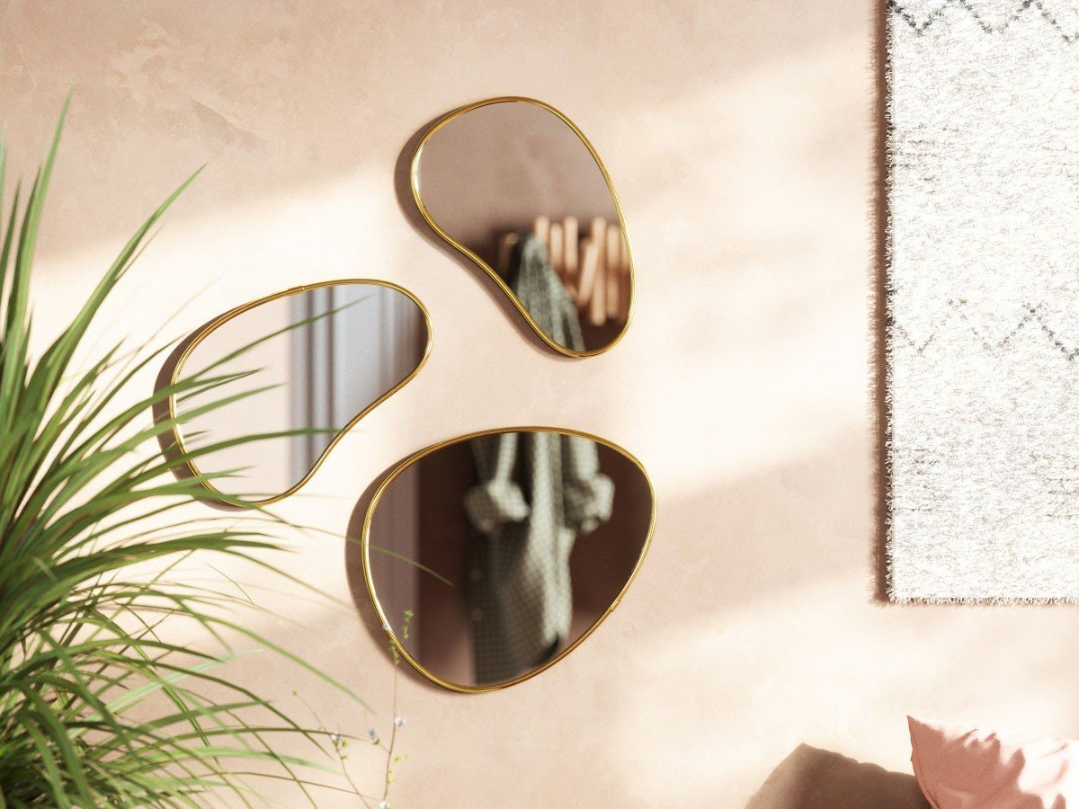【アンブラ/ANNEBRA】のHubba Pebble Mirror Set of 3 / フーバ ぺブル ミラー 3セット 人気、トレンドファッション・服の通販 founy(ファニー) 　オーガニック　Organic Cotton　シェイプ　Shape, Slim Fit　ホーム・キャンプ・アウトドア・お取り寄せ　Home Living / Home & Lifestyle / Camping Gear / Outdoor Camping　家具・インテリア　Home Furniture & Interior. Stylish & Functional Living Spaces　ミラー・ドレッサー　Mirrors & Dressers　壁掛けミラー・全身鏡・スタンドミラー　Wall Mirror　ホーム・キャンプ・アウトドア・お取り寄せ　Home Living / Home & Lifestyle / Camping Gear / Outdoor Camping　家具・インテリア　Home Furniture & Interior. Stylish & Functional Living Spaces　ミラー・ドレッサー　Mirrors & Dressers　ドレッサー・ミラー付き化粧台　Vanity Table for Bedroom　other-5|ID: prp329100002728663 ipo3291000000031496707
