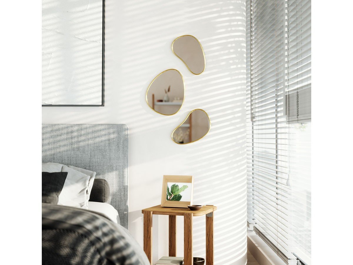 【アンブラ/ANNEBRA】のHubba Pebble Mirror Set of 3 / フーバ ぺブル ミラー 3セット 人気、トレンドファッション・服の通販 founy(ファニー) 　オーガニック　Organic Cotton　シェイプ　Shape, Slim Fit　ホーム・キャンプ・アウトドア・お取り寄せ　Home Living / Home & Lifestyle / Camping Gear / Outdoor Camping　家具・インテリア　Home Furniture & Interior. Stylish & Functional Living Spaces　ミラー・ドレッサー　Mirrors & Dressers　壁掛けミラー・全身鏡・スタンドミラー　Wall Mirror　ホーム・キャンプ・アウトドア・お取り寄せ　Home Living / Home & Lifestyle / Camping Gear / Outdoor Camping　家具・インテリア　Home Furniture & Interior. Stylish & Functional Living Spaces　ミラー・ドレッサー　Mirrors & Dressers　ドレッサー・ミラー付き化粧台　Vanity Table for Bedroom　other-6|ID: prp329100002728663 ipo3291000000031496708