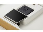 【フライミー ヴェール/FLYMEe vert / GOODS】のTable Clock / テーブルクロック #111214 壁掛け時計として使用したい場合は、裏面に置用のスタンドを収納することができます。|ID: prp329100002760381 ipo3291000000030235808