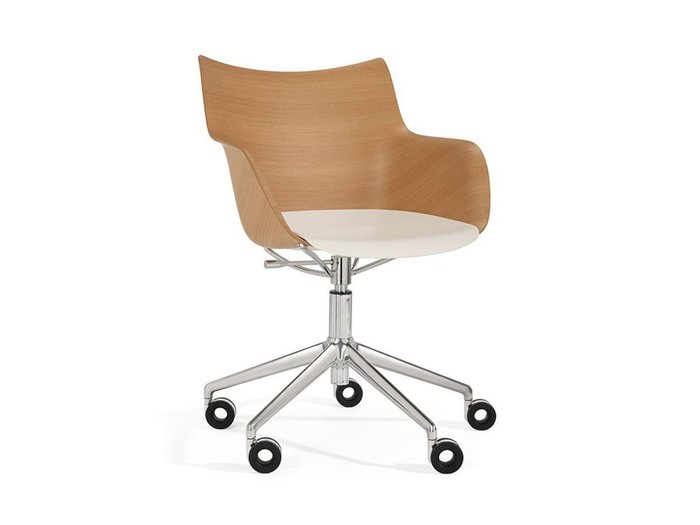 【カルテル/Kartell / GOODS】のSmart Wood collection Q/WOOD / スマートウッドコレクション Qウッド ロール インテリア・キッズ・メンズ・レディースファッション・服の通販 founy(ファニー) https://founy.com/ ウッド Wood フィット Fit フランス France ワーク Work 送料無料 Free Shipping ホーム・キャンプ・アウトドア・お取り寄せ Home,Garden,Outdoor,Camping Gear 家具・インテリア Furniture チェア・椅子 Chair オフィスチェア・デスクチェア Office Chair/Desk Chair |ID: prp329100002830154 ipo3291000000030242677