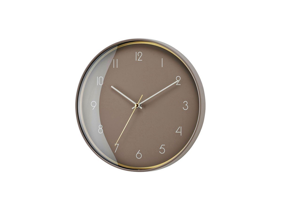 【フライミー ヴェール/FLYMEe vert / GOODS】のWall Clock / ウォールクロック #111977 インテリア・キッズ・メンズ・レディースファッション・服の通販 founy(ファニー) 　シンプル　Simple　スリム　Slim　フレーム　Flame　メタリック　Metallic　モダン　Modern　エレガント 上品　Elegant　時計　Clock　ホーム・キャンプ・アウトドア・お取り寄せ　Home,Garden,Outdoor,Camping Gear　家具・インテリア　Furniture　その他 インテリア雑貨、家具　Furniture, Interior, Others　ブラウン|ID: prp329100002861479 ipo3291000000030237497