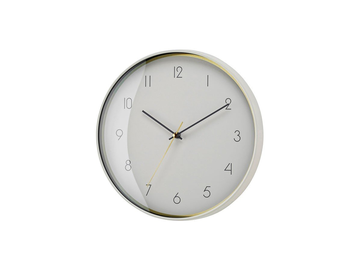 【フライミー ヴェール/FLYMEe vert / GOODS】のWall Clock / ウォールクロック #111977 インテリア・キッズ・メンズ・レディースファッション・服の通販 founy(ファニー) 　シンプル　Simple　スリム　Slim　フレーム　Flame　メタリック　Metallic　モダン　Modern　エレガント 上品　Elegant　時計　Clock　ホーム・キャンプ・アウトドア・お取り寄せ　Home,Garden,Outdoor,Camping Gear　家具・インテリア　Furniture　その他 インテリア雑貨、家具　Furniture, Interior, Others　アイボリー|ID: prp329100002861479 ipo3291000000030237505