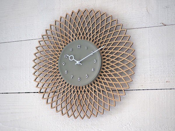 【フライミー ヴェール/FLYMEe vert / GOODS】のWall Clock / ウォールクロック #111973 人気、トレンドファッション・服の通販 founy(ファニー) 　ウッド　Wood　フレーム　Flame　時計　Clock　軽量　Lightweight　ホーム・キャンプ・アウトドア・お取り寄せ　Home,Garden,Outdoor,Camping Gear　家具・インテリア　Furniture　その他 インテリア雑貨、家具　Furniture, Interior, Others　other-6|ID: prp329100002861483 ipo3291000000031499364